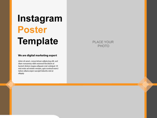 instagram poster template