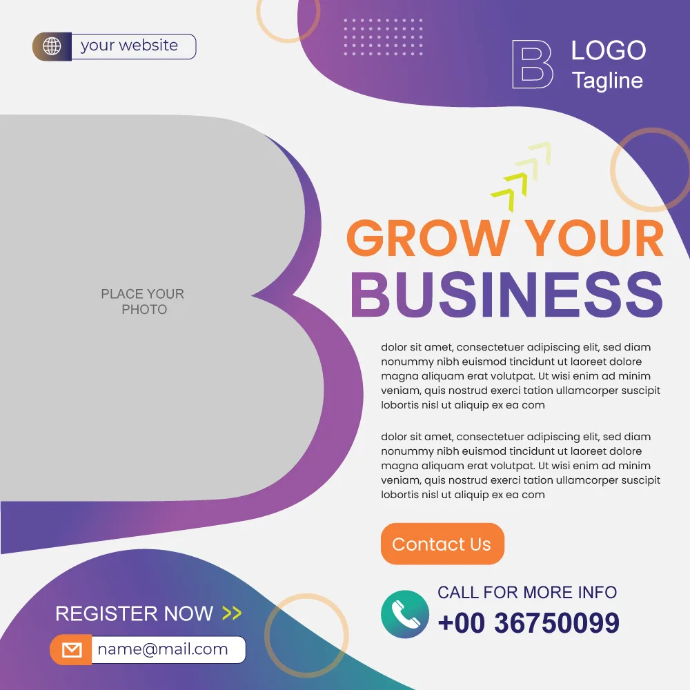 Business Concept Social Media Poster