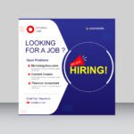 Hiring poster template