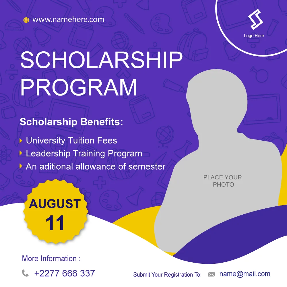 Instagram Education Scholarship Program concept
