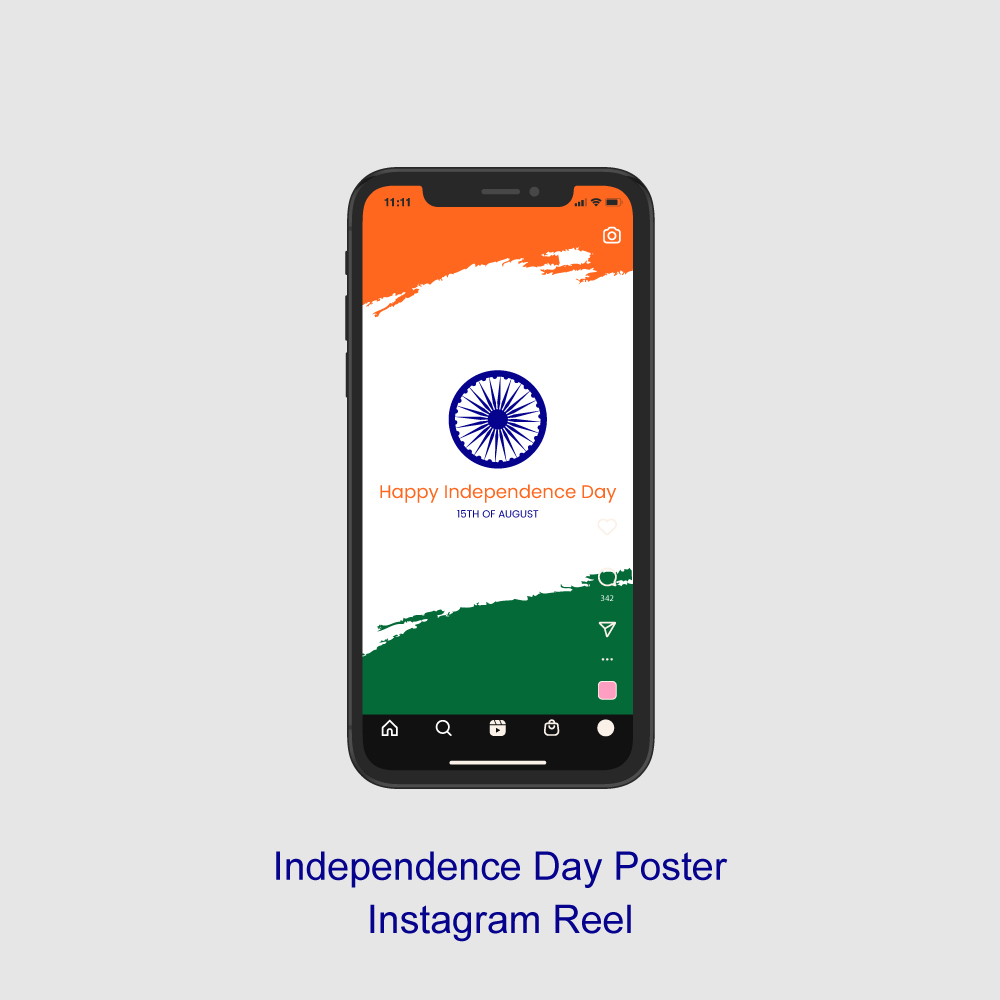 Independence Day instagram reel size free download