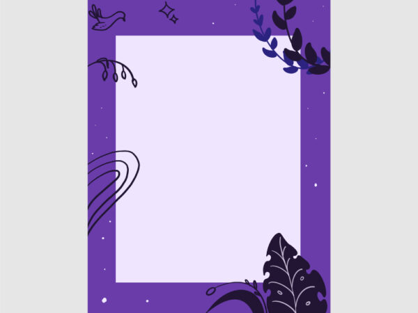 Page Aesthetic border A4 size