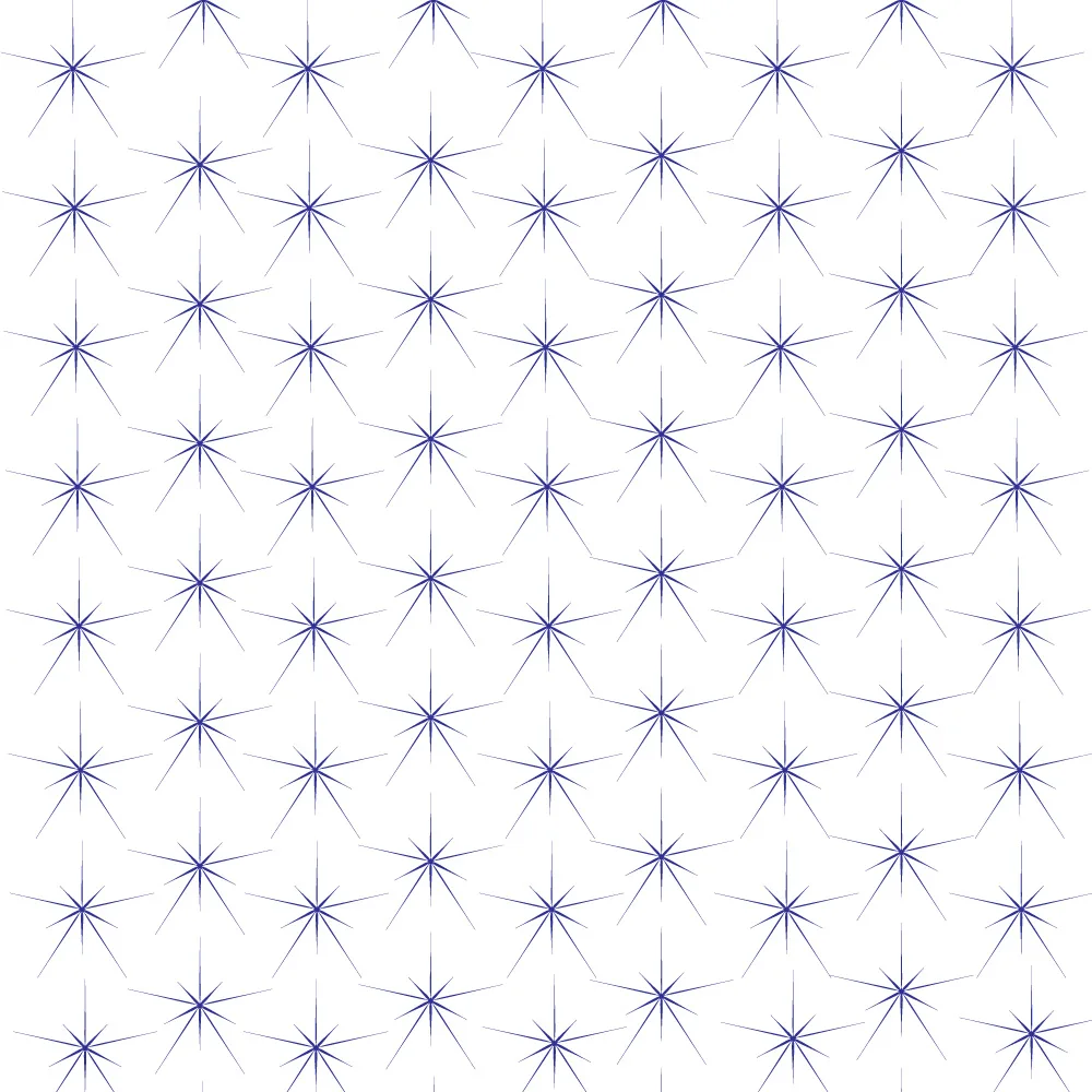 Abstract star lines pattern background