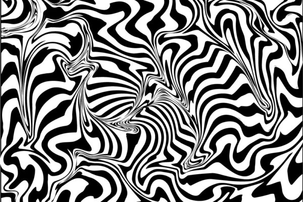 Abstract zebra line wavy background