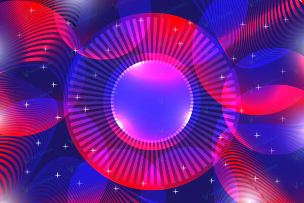 Blue and red abstract modern style background