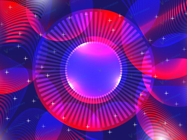 Blue and red abstract modern style background