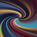 Abstract swirl colorful graphical background