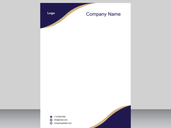 Business and corporate letterhead template