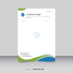 Corporate letterhead simple creative template