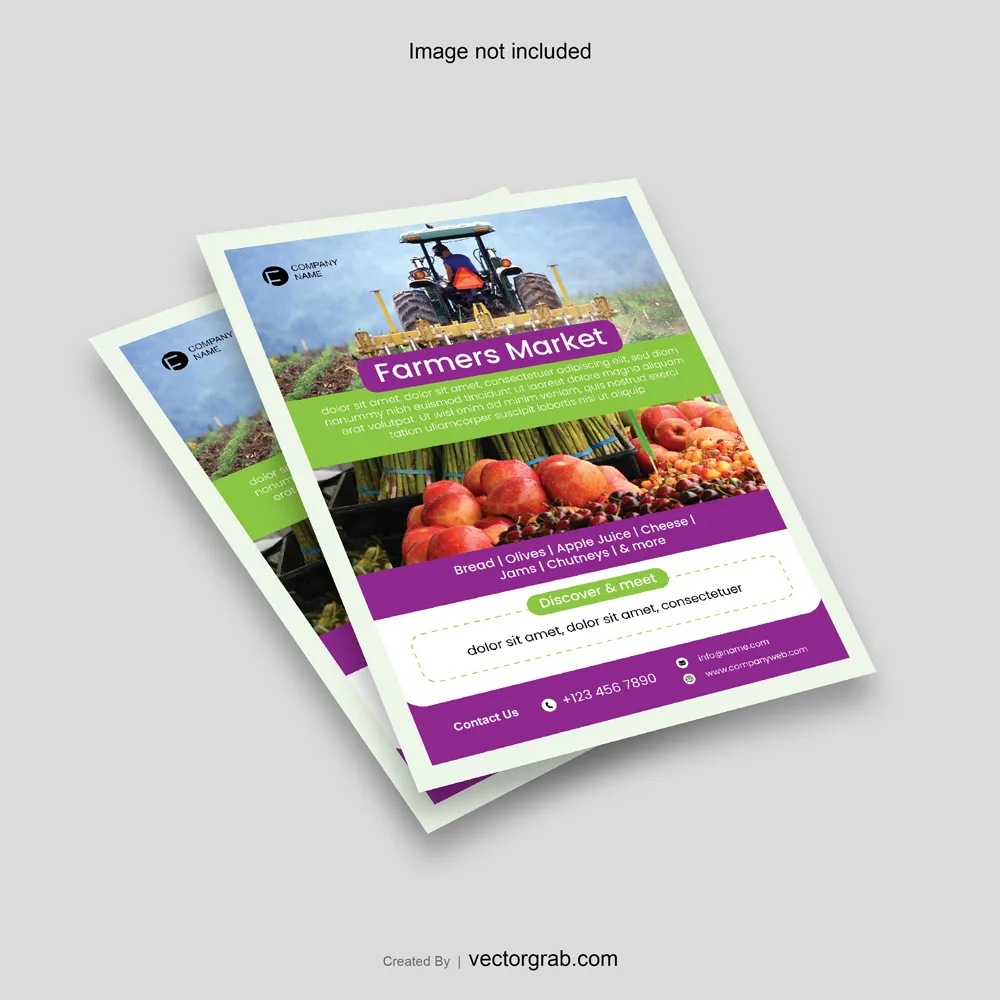 farmers market flyer design