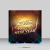 New Year theme poster 2025