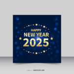 New year poster 2025 happy new year wish