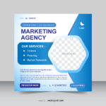 Marketing business social media poster
