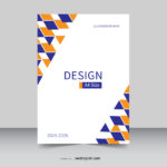 A4 cover design simple template