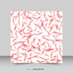 Abstract line pattern modern background