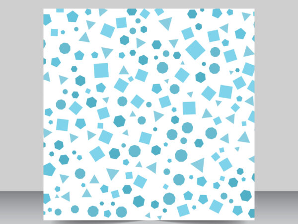 Colorful seamless pattern geometric shapes background