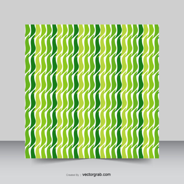 Curve shape green color theme pattern background
