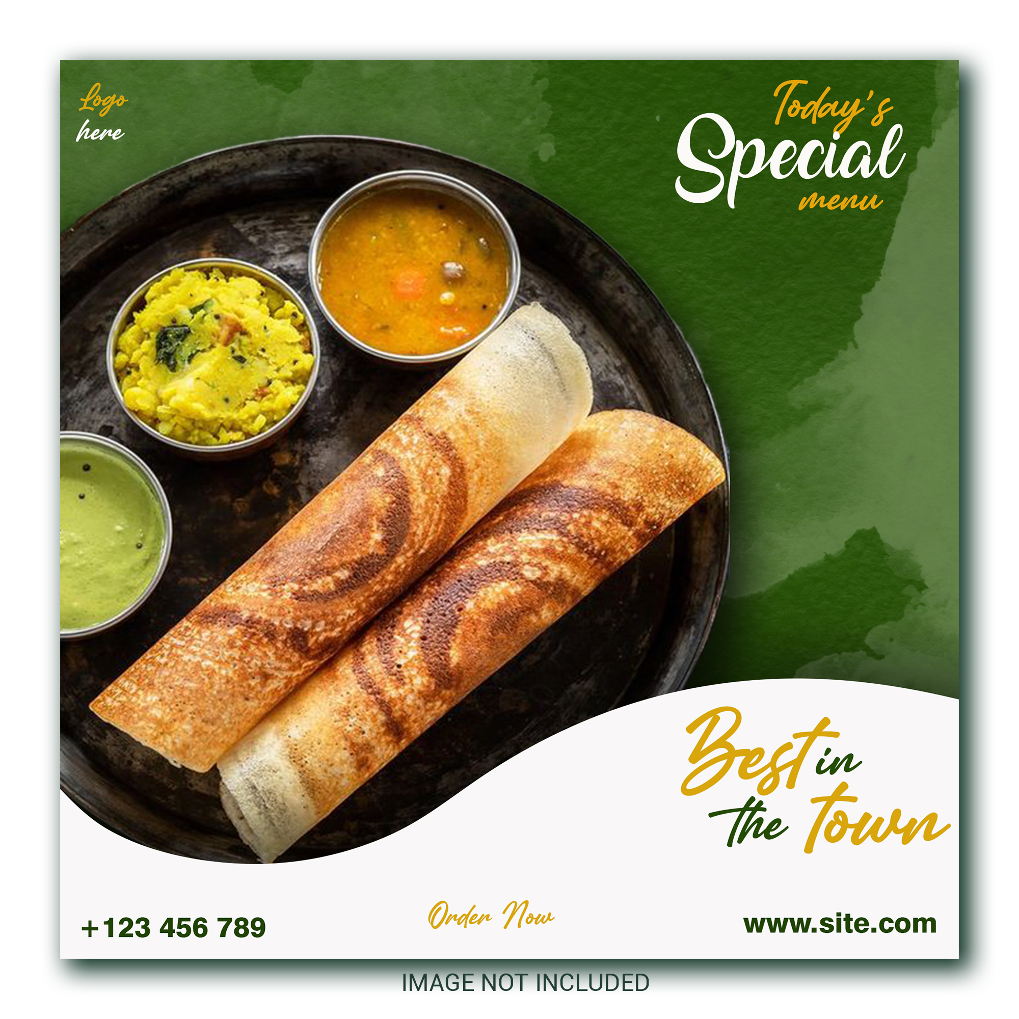 Food Social Media Post Instagram Banner Resturents