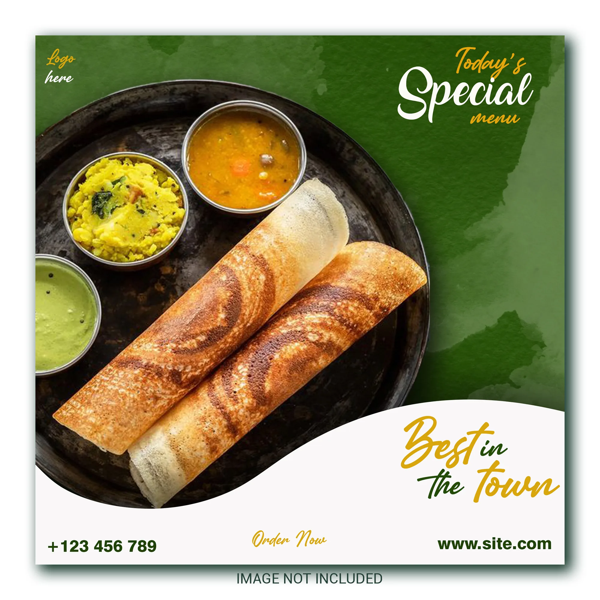 Food Social Media Post Instagram Banner Resturents