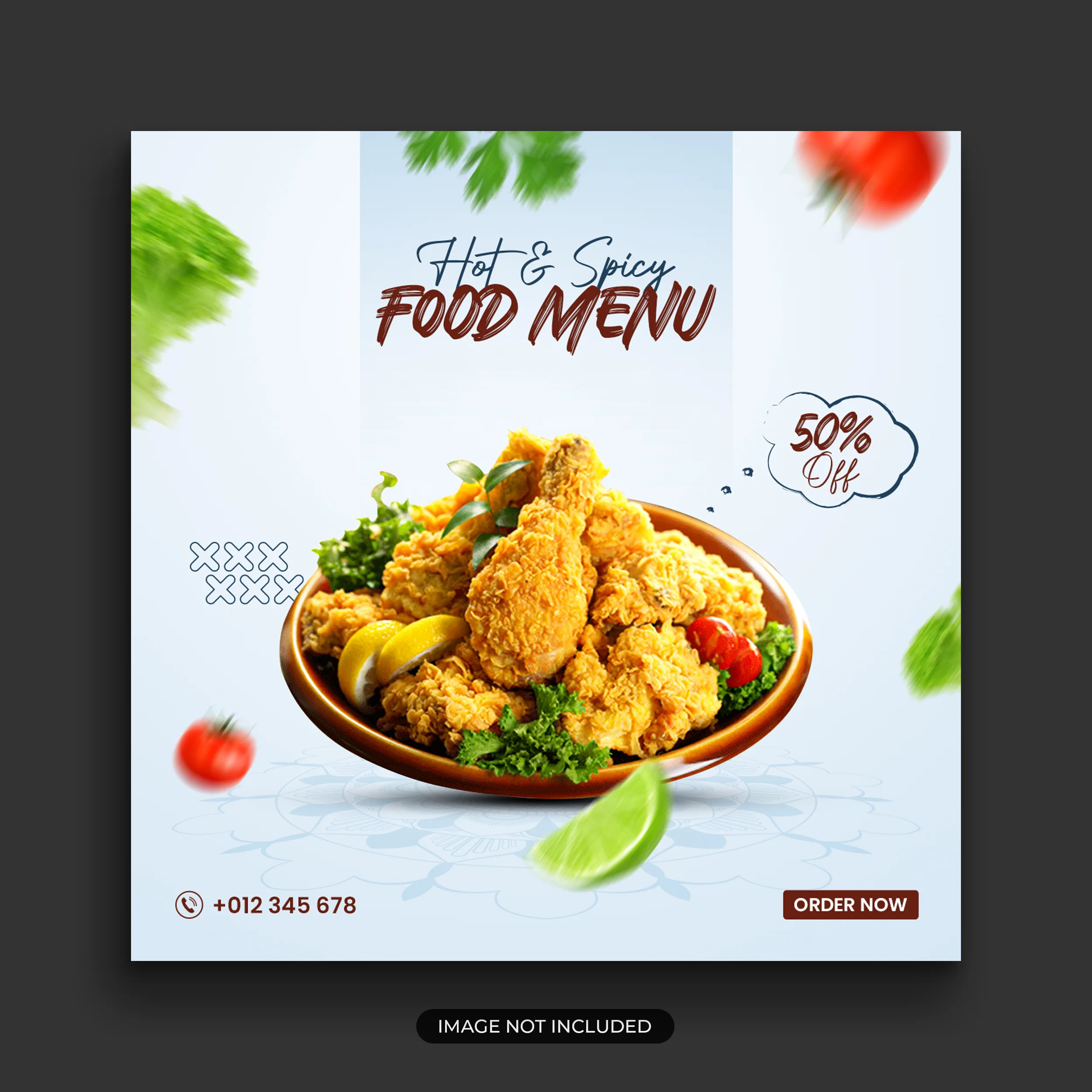 Today Special Delicious Food Social Media Banner Template