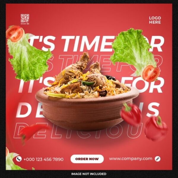 Delicious Food Social Media Template