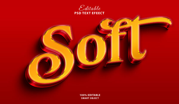 Psd Soft Text Style Effect