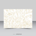 Line art texture abstract vector background