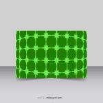 Abstract floral shape pattern design background